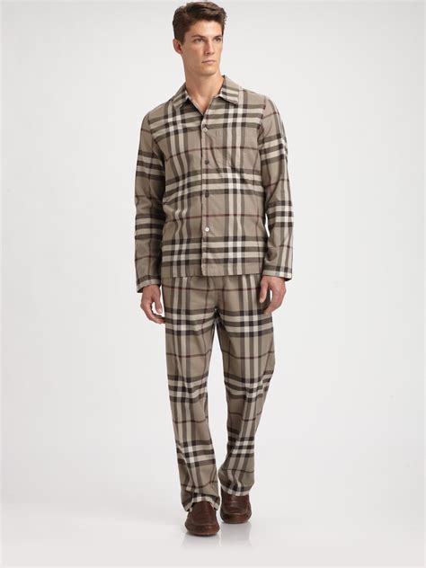 burberry silk pajamas mens|Burberry clothing for men.